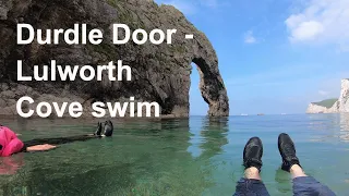 We swam Durdle Door to Lulworth Cove via Stair Hole