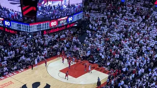 Kawhi Leonard THE SHOT Raptors game 7 final winning shot live