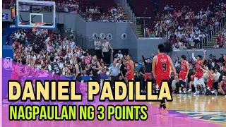 DANIEL PADILLA NAGPAULAN NG 3 POINTS | 3rd Quarter