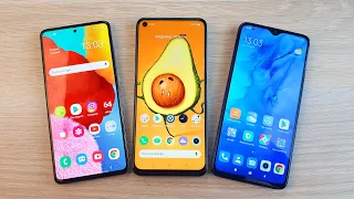 БОЛЬШАЯ БИТВА! SAMSUNG GALAXY A51, REALME 6, REDMI NOTE 8 PRO - СРАВНЕНИЕ!