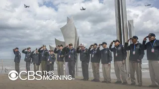 WWII veterans and world leaders gather in Normandy for D-Day anniversary