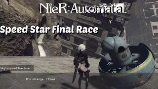 NieR Automata - Speed Star Quest Final Race Completion & Max Character Speed