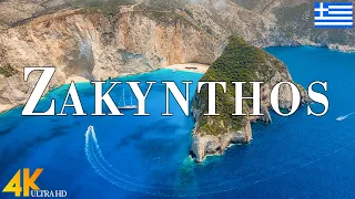 FLYING OVER ZAKYNTHOS (4K UHD) - Relaxing Music Along With Beautiful Nature Videos - 4k ULTRA HD