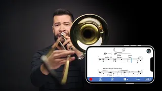 Brian Hecth, bass trombone of the Dallas Symphony performs Sherezade (R. Mollá)  www.myplayalong.com