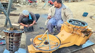 Rebuilding Mitsubishi Grader Transmission | Mitsubishi Gear Transmission Rebuilding