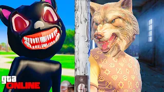 EXTREME CLEANING FROM THE CARTOON CHALLENGE CAT! - CHALLENGES IN GTA 5 ONLINE