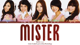 KARA (카라) 'Mr. (미스터)' (Color Coded Lyrics Han|Rom|Eng)