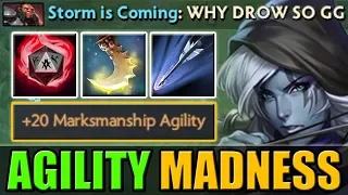 +150 Agility - Passive Drow Ranger [Marksmanship + Essence Shift + Crits] Dota 2 Ability Draft