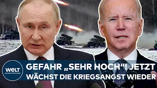 UKRAINE-KRISE: Jetzt wächst die Kriegsangst wieder! Gefahr vor russischer Invasion "sehr hoch"