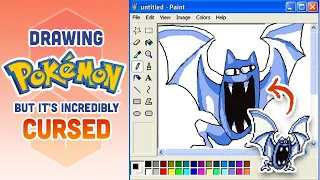 Drawing Pokemon Based On Their Original Sprite But Also It's MS Paint And I Use My Mouse