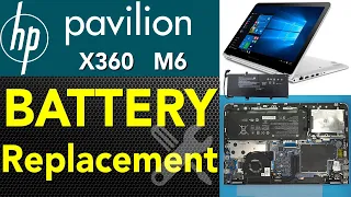 HP ENVY X360 M6 aq105dx 📌 BATTERY REPLACEMENT