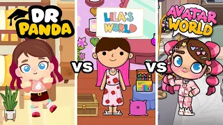 DR PANDA vs LILA'S WORLD vs AVATAR WORLD ¿Cuál es el Mejor? | Sol Games