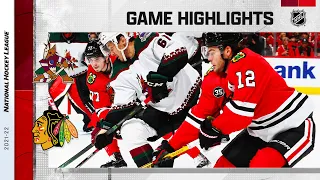 Coyotes @ Blackhawks 11/12/21 | NHL Highlights