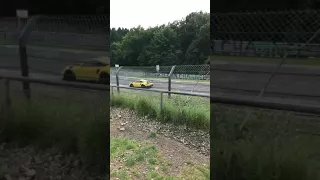 Porsche gt2 rs on the nurburgring