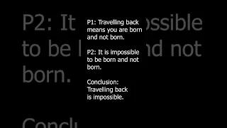 2. Time Travel 2: Does distinguishing between the two senses of "time" or "born" solve the problem?