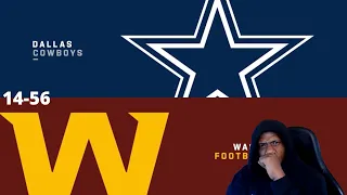 Washington Football Team vs  Cowboys (Week 16 Highlights) REACTION