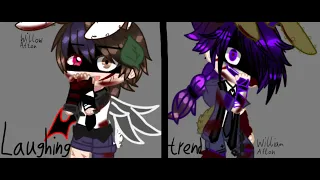 Laughing trend| FNAF| ft. William Afton and his twin sister Willow Afton| Tw¿| My AU