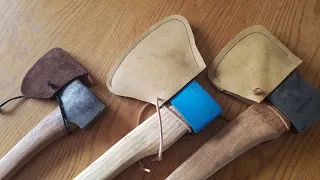 Leather Axe Sheath: Simple Step by Step with Minimal Tools