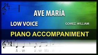 Ave María Karaoke William Gomez Low Voice