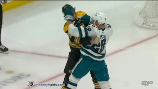 Timo Meier vs Brandon Carlo Jan 22, 2023