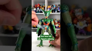 S.h. Figuarts First Form Cell from Dragon ball Z #shfiguarts #shfiguartsdragonballz #unboxing