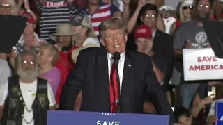 Donald Trump visits northeast Ohio for "Save America" rally