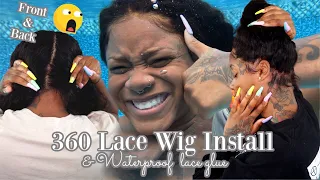 360 full lace wig install + The best lace glue that's ✨WATERPROOF✨ ?? | IN DEPTH | Laurasia Andrea