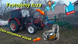 Kolejne pracę przy z Ursusie c360 3p 4x4 turbo oraz test tuza / powoli powoli kończymy modyfikacje