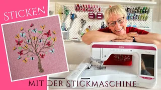 Sticken mit der Stickmaschine - Canvas