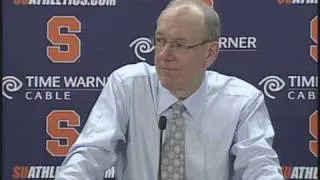 Jim Boeheim Jokes during Press Conference - Syracuse Men's Basketball