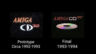 Amiga CD32 Startup Comparsion (Prototype and Final)