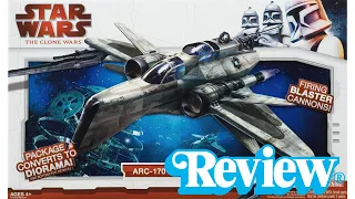 The Clone Wars ARC-170 Fighter (Shadow Squadron) - The Legacy Collection