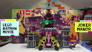 The Lego Batman Movie Lego Set 70922 - The Joker Manor - Unboxing Building And Size Comparison