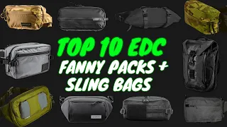 10 AWESOME Sling Bags and Fanny Packs for EDC + GIVEAWAY
