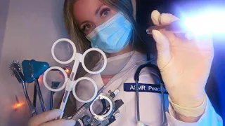 ASMR Relaxing Doctor Roleplays (3h of Ear Exam & Cleaning, Eye Check, Face, Dental)