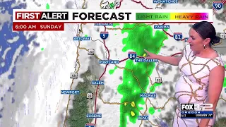 First Alert Thursday evening FOX 12 weather forecast (6/6)