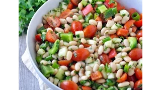 Super Easy White Bean Salad