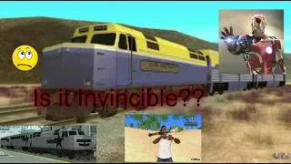 GTA SAN ANDREAS--CAN YOU STOP/DESTROY THE TRAIN???