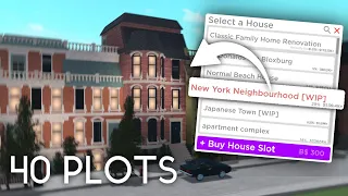 showing ALL of my plots in bloxburg (2023)