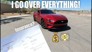 How much did I pay for my NEW Mustang GT? + Insurance for 19 Year Old