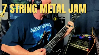 7 String Metal Jam - Random Riffs - ESP II Horizon FR-7 with EVH 5150 III