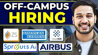 OFF Campus & Remote SDE Jobs & Internships | Hiring | 2026 2025 2024 2023 2022 Batch | Kushal Vijay