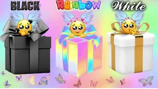 CHOOSE YOUR GIFT 🎁🎁🎁   BLACK VS RAINBOW🌈  VS WHITE  🥰🥰🥰@najchannel2004