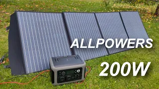 Солнечная панель Allpowers 200W