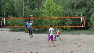 Пляжный волейбол. FullHD. Полуфинал