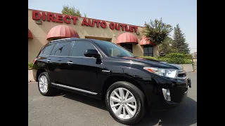 2013 Toyota Highlander Limited Hybrid AWD 1 owner SUV.  Video overview and walk around.
