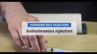 Hormone Self-Injection - Step 2b: Subcutaneous Injection