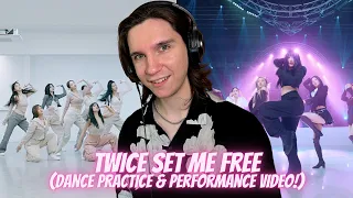 DANCER REACTS TO TWICE "SET ME FREE" Choreography Video & Performance Video