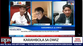 KARAMBOLA SA DWIZ |  August 18, 2022    DWIZ 882 MANILA sa RPN