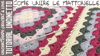 How to Join Fans Crochet Squares  - Crochet Tutorial (English and Spanish subtitles)